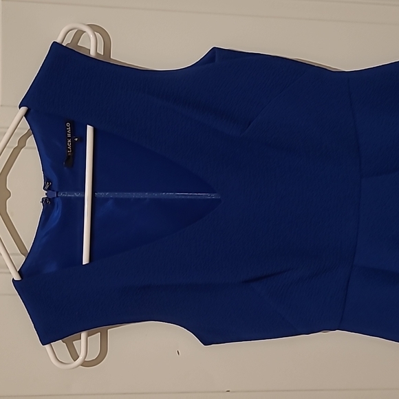 Royal Blue Black Halo Dress - Picture 3 of 8